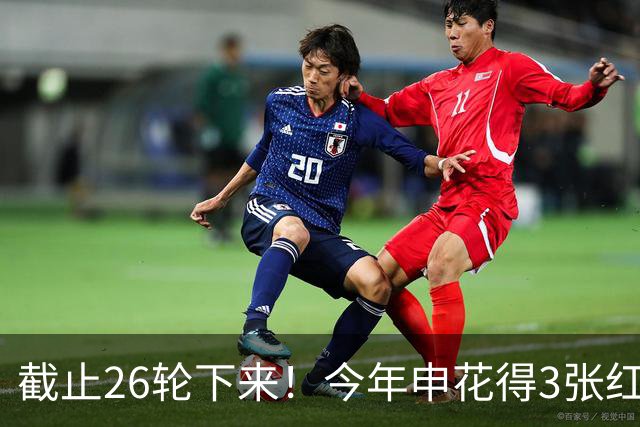 截止26轮下来！今年申花得3张红牌 其中2张代价有点大 马纳法追加停赛 米内罗是解约